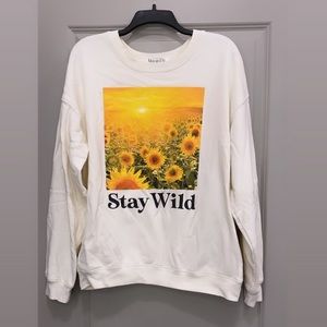 “Stay Wild” Oversized Sweatshirt